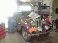 MG SA de 1936 dans le garage de Mr. Gomez, Cliquez pour voir en plus grand. Photos Filipo, tous droits réservés